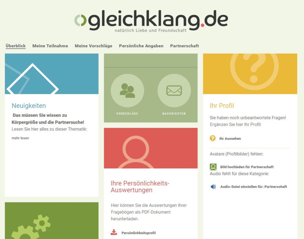 gleichklang-dashboard