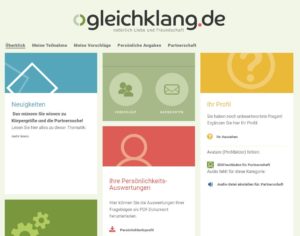 Partnervermittlung gleichklang test