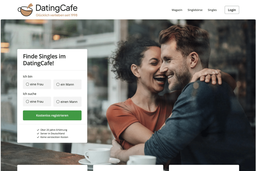 DatingCafe Startseite