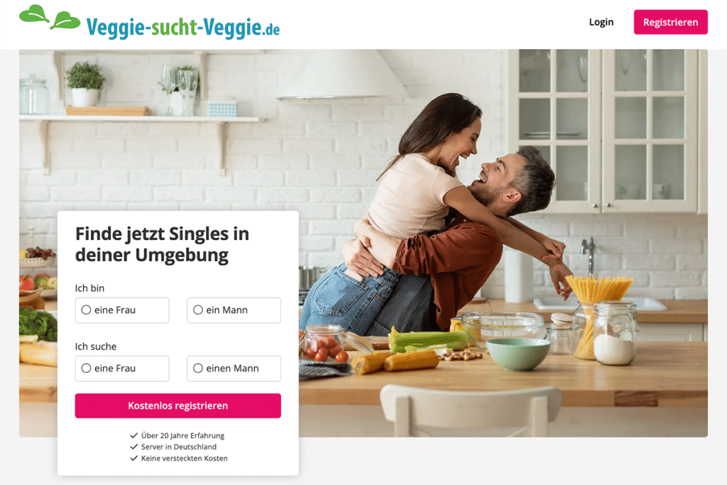 Veggie-sucht-Veggie Homepage