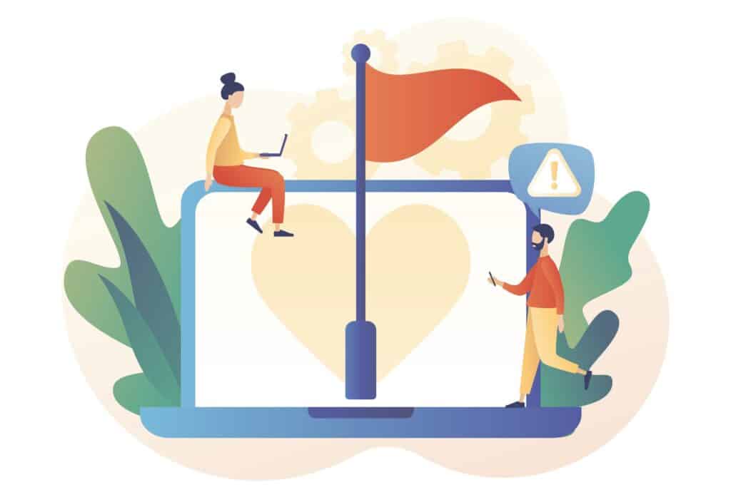 Red Flags beim Dating: Diese Warnsignale solltest Du kennen